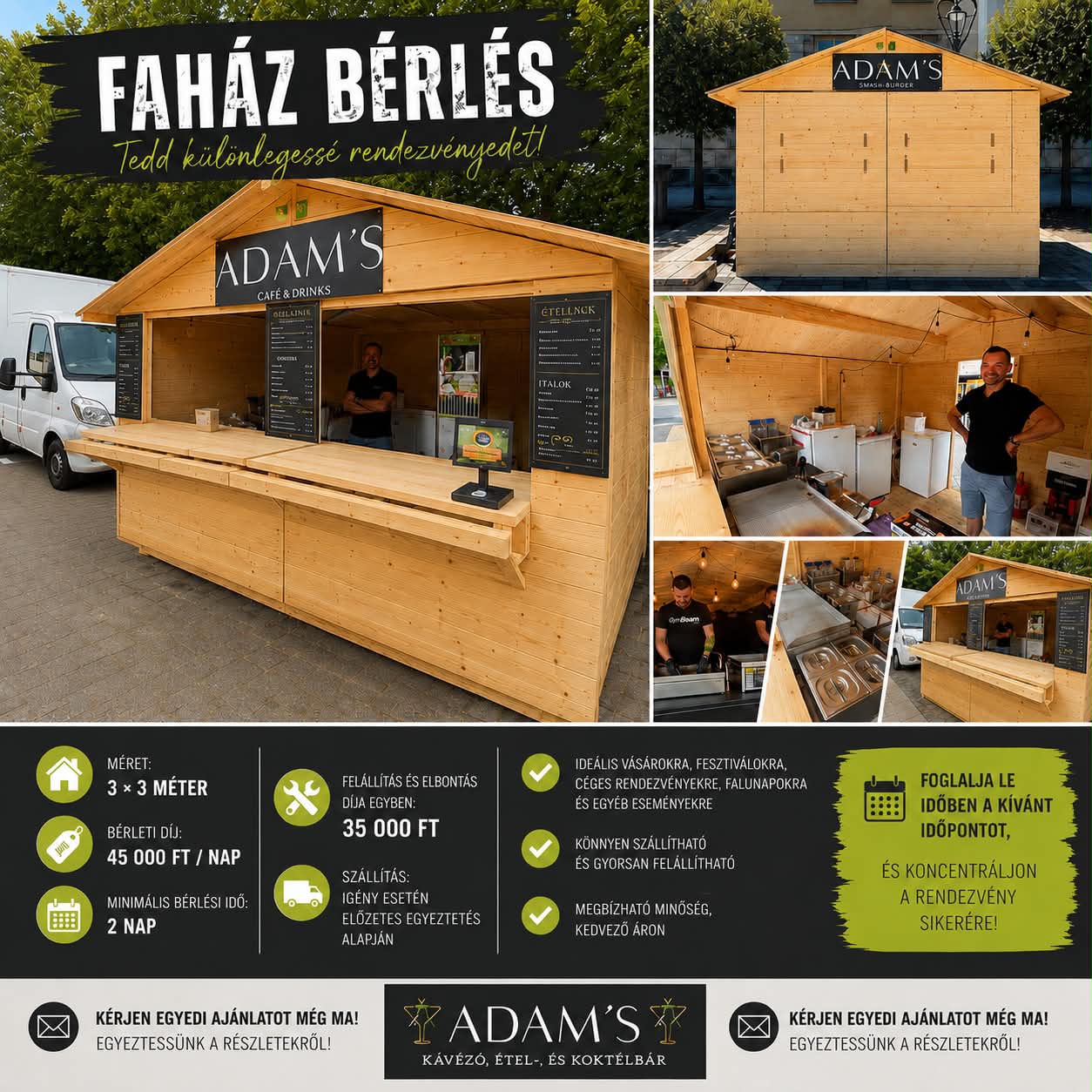 Faház bérlés