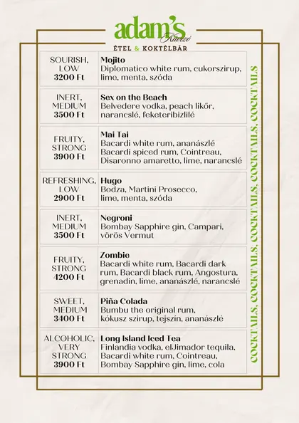 Koktélfüzet